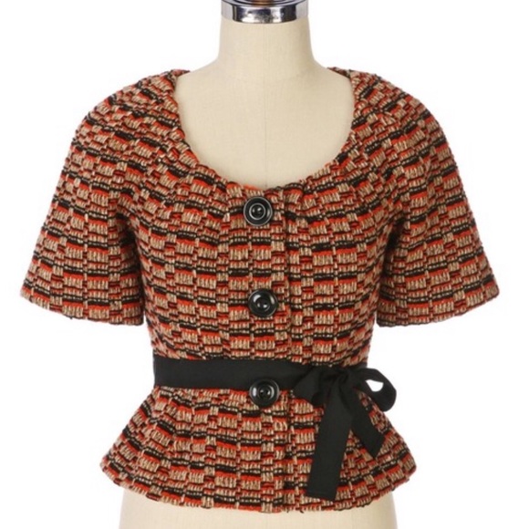 Anthropologie Jackets & Blazers - Anthropologie Elevenses Tammany Tweed Jacket Large